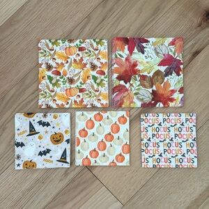 40 Paper cocktail napkins, perfect for crafting, decoupage!  Assorted designs.